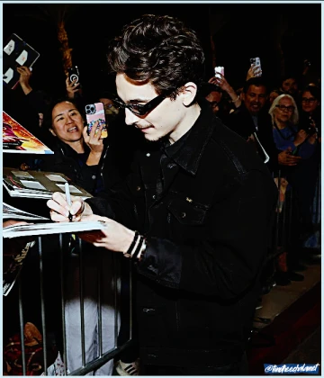 Imagem recente de timotheechalamet