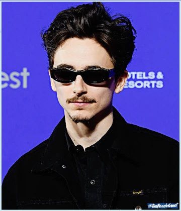 Imagem recente de timotheechalamet