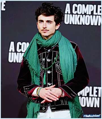 Imagem recente de timotheechalamet