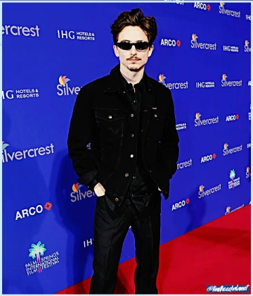 Imagem recente de timotheechalamet