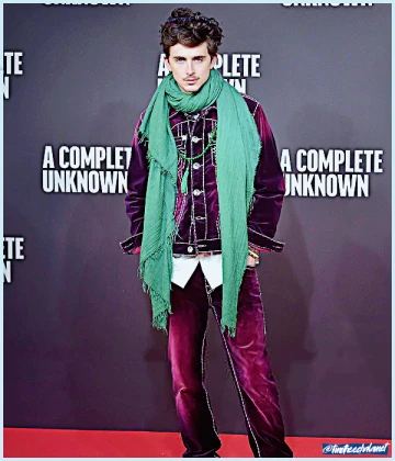 Imagem recente de timotheechalamet