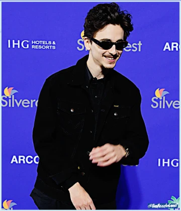 Imagem recente de timotheechalamet