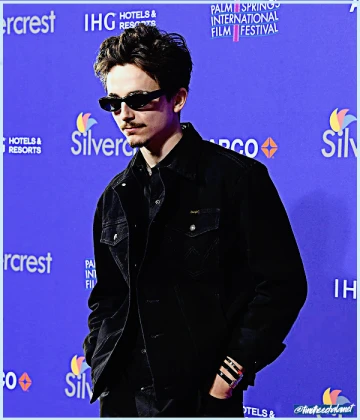 Imagem recente de timotheechalamet