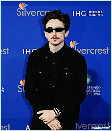 Imagem recente de timotheechalamet