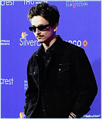 Imagem recente de timotheechalamet