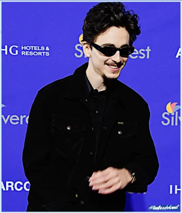 Imagem recente de timotheechalamet