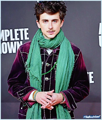 Imagem recente de timotheechalamet