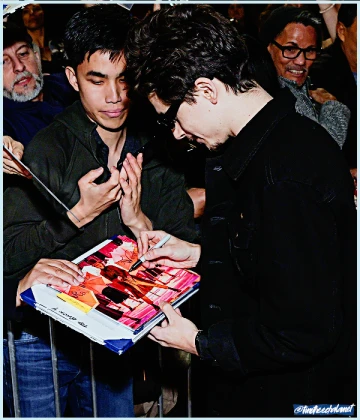 Imagem recente de timotheechalamet