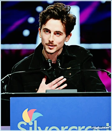 Imagem recente de timotheechalamet