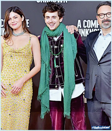 Imagem recente de timotheechalamet