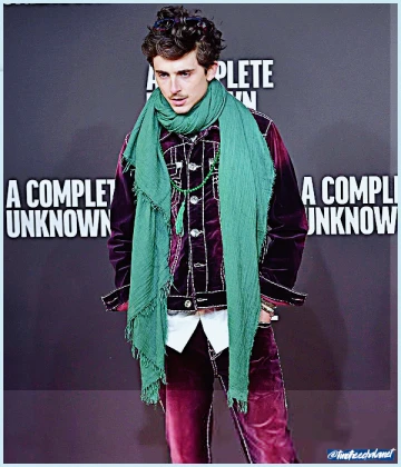 Imagem recente de timotheechalamet