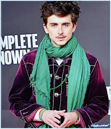 Imagem recente de timotheechalamet