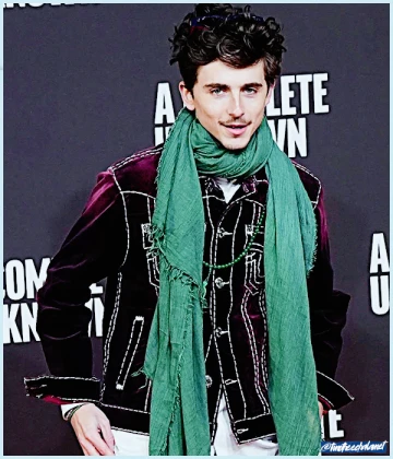 Imagem recente de timotheechalamet