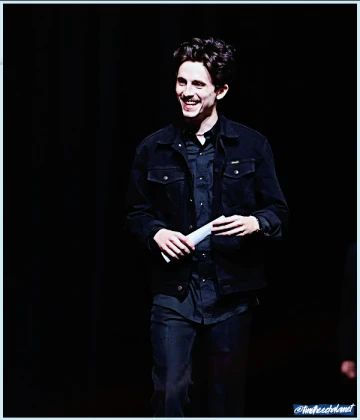 Imagem recente de timotheechalamet