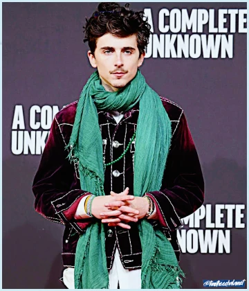 Imagem recente de timotheechalamet