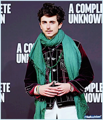 Imagem recente de timotheechalamet