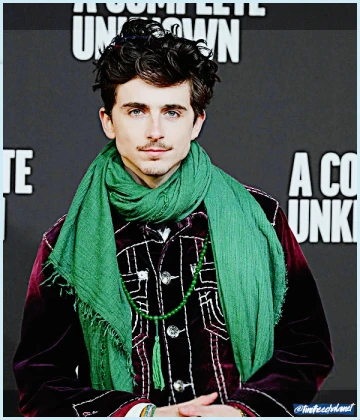 Imagem recente de timotheechalamet