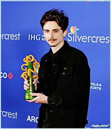 Imagem recente de timotheechalamet