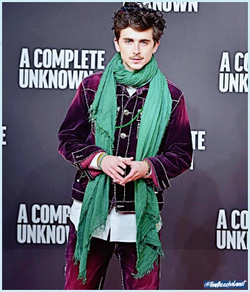 Imagem recente de timotheechalamet