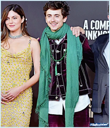 Imagem recente de timotheechalamet