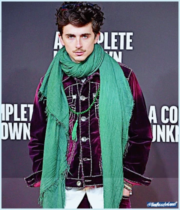 Imagem recente de timotheechalamet