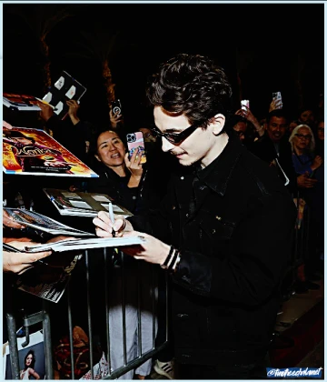 Imagem recente de timotheechalamet