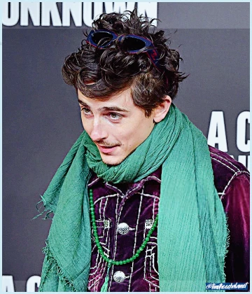 Imagem recente de timotheechalamet