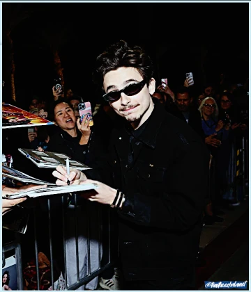 Imagem recente de timotheechalamet