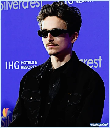 Imagem recente de timotheechalamet