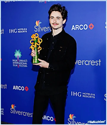 Imagem recente de timotheechalamet