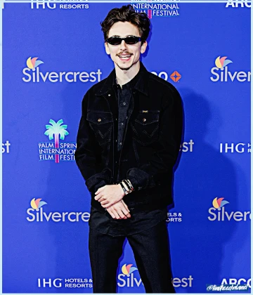 Imagem recente de timotheechalamet