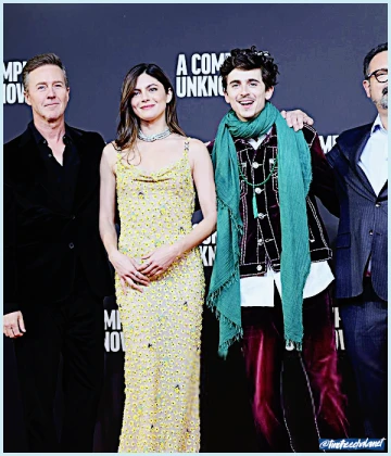 Imagem recente de timotheechalamet