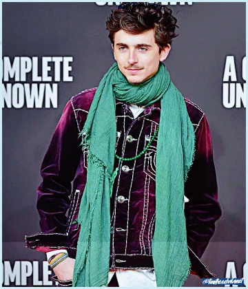 Imagem recente de timotheechalamet