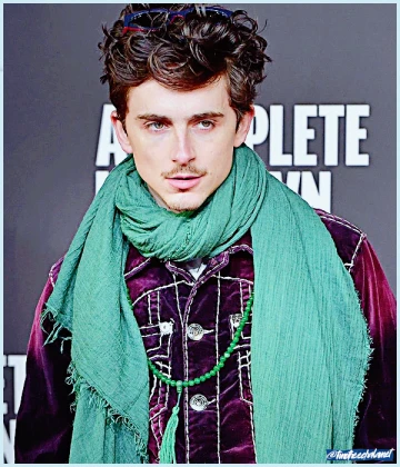 Imagem recente de timotheechalamet