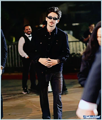 Imagem recente de timotheechalamet