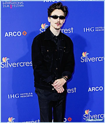 Imagem recente de timotheechalamet