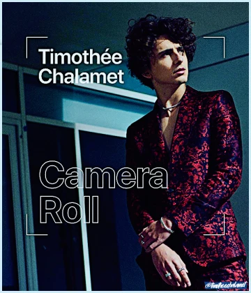 Imagem recente de timotheechalamet