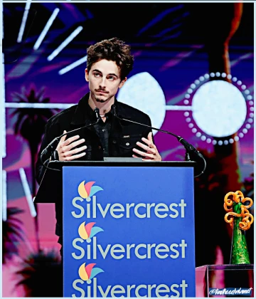 Imagem recente de timotheechalamet