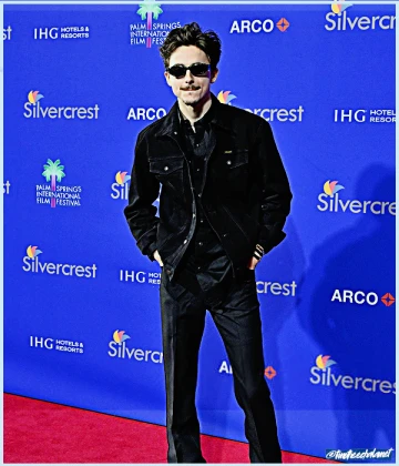 Imagem recente de timotheechalamet