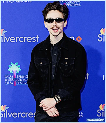 Imagem recente de timotheechalamet