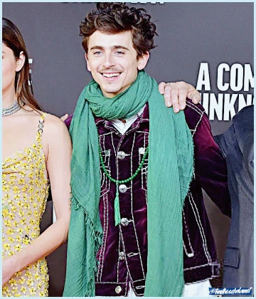 Imagem recente de timotheechalamet