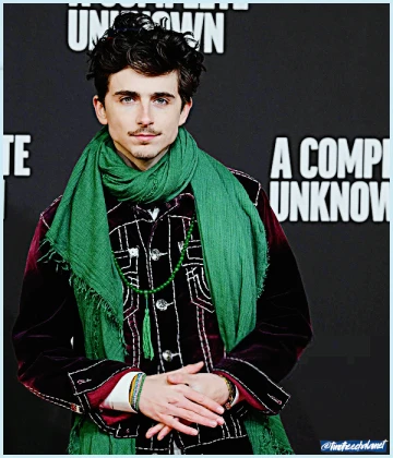 Imagem recente de timotheechalamet