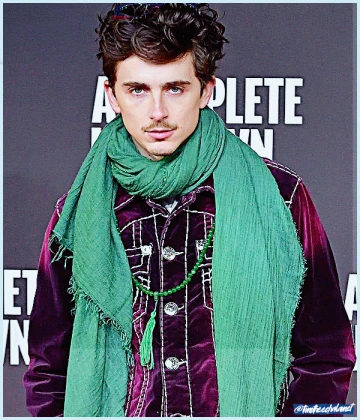 Imagem recente de timotheechalamet