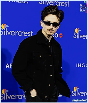 Imagem recente de timotheechalamet