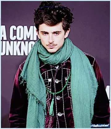 Imagem recente de timotheechalamet