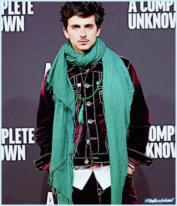 Imagem recente de timotheechalamet