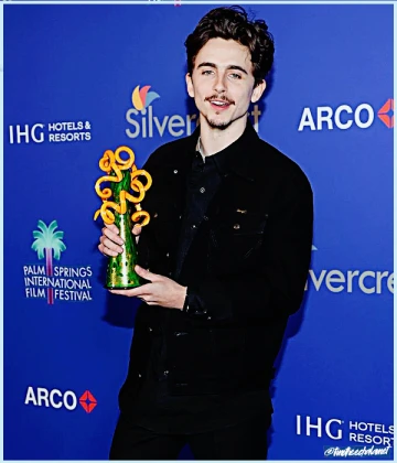 Imagem recente de timotheechalamet