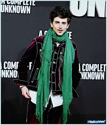 Imagem recente de timotheechalamet