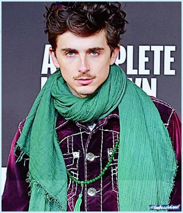 Imagem recente de timotheechalamet