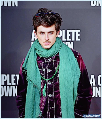 Imagem recente de timotheechalamet